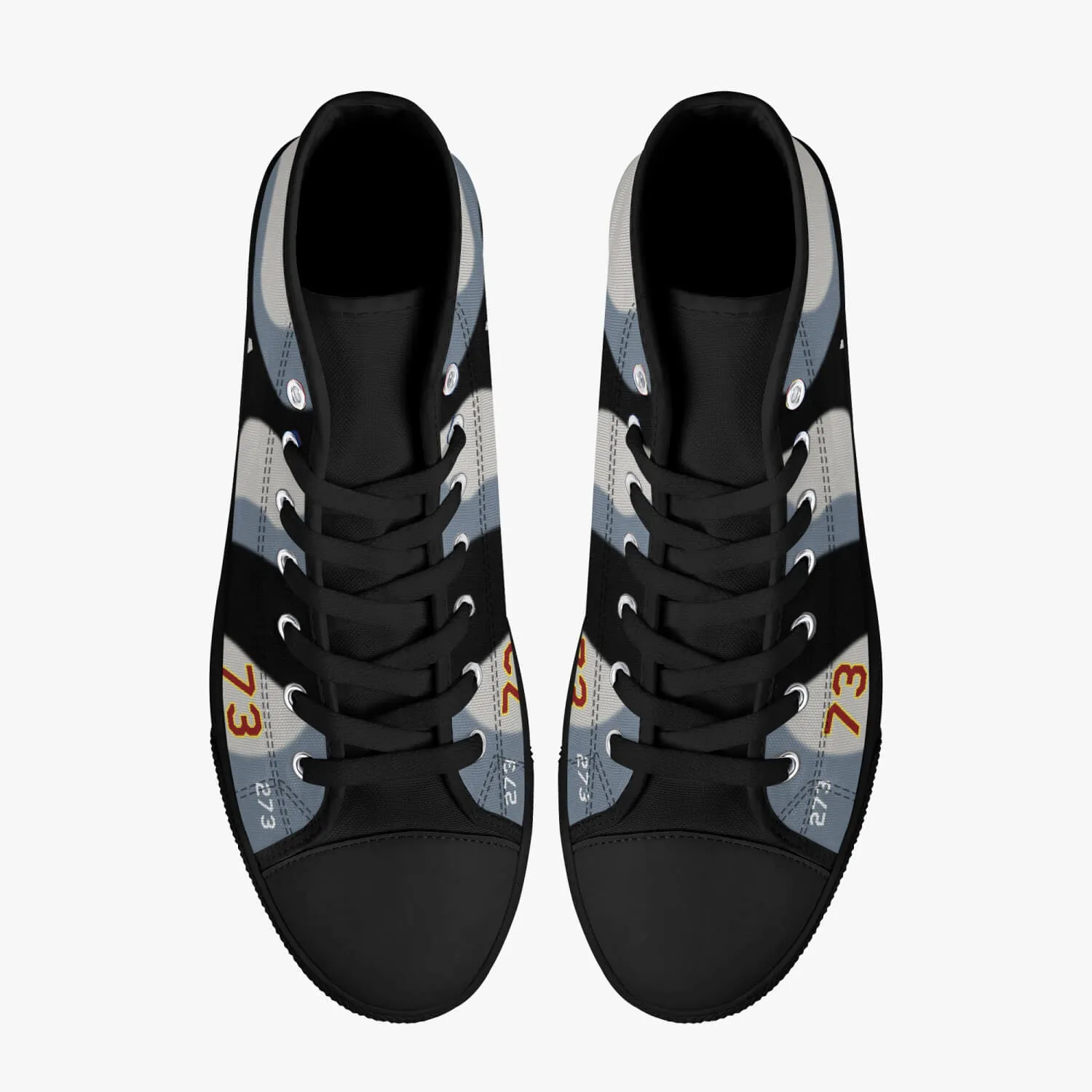 64th Aggressor Squadron High Top Canvas Shoes