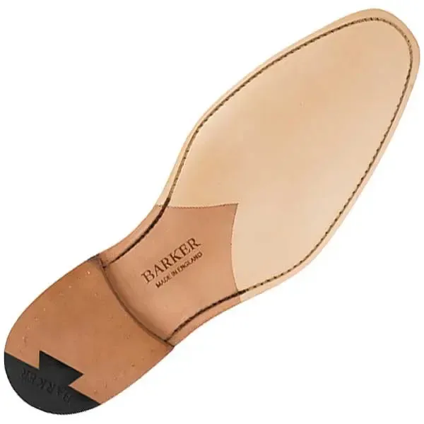 BARKER Hartley Shoes - Mens Oxford Toe Cap - Cedar Hi-Shine