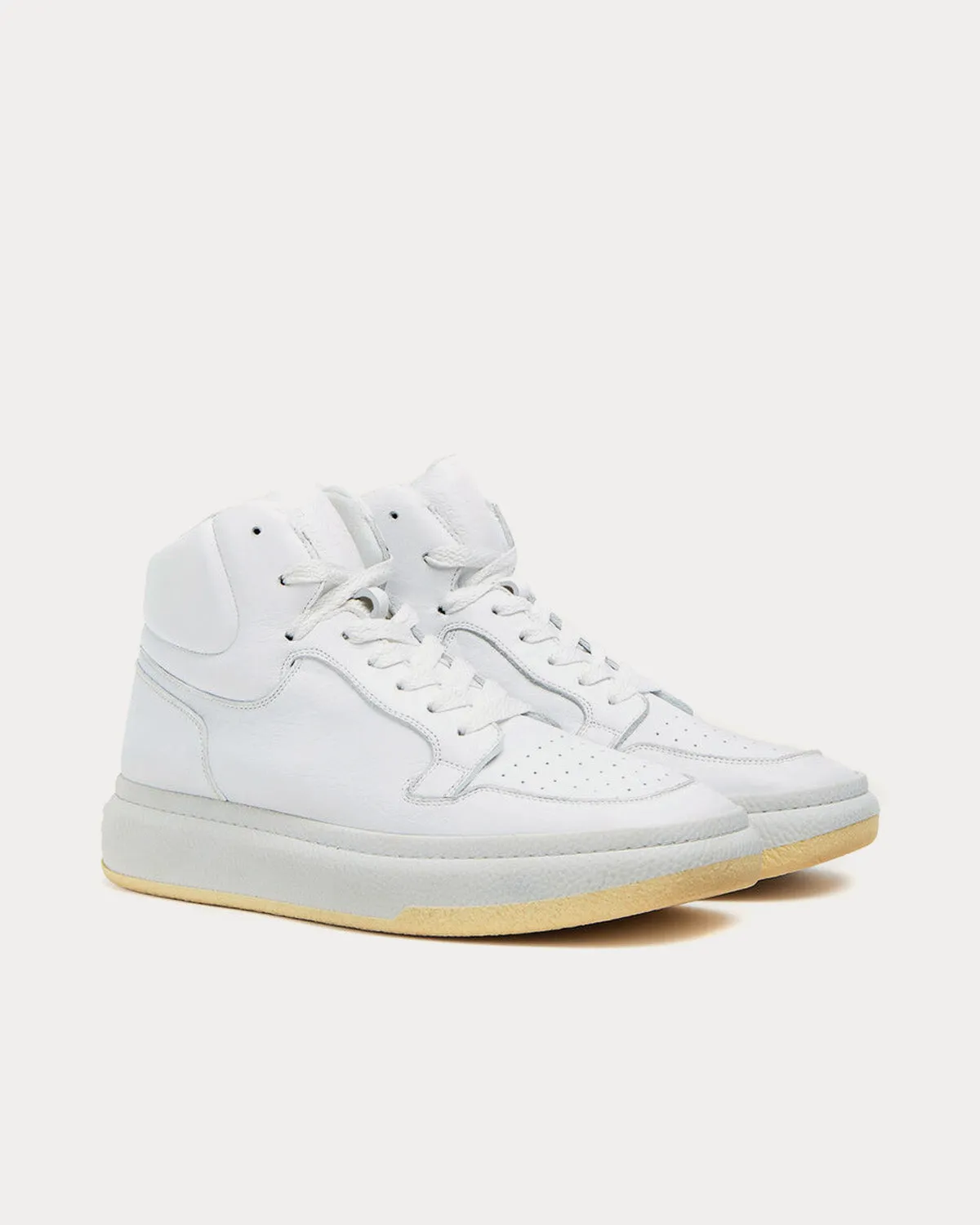 Basketball White High Top Sneakers