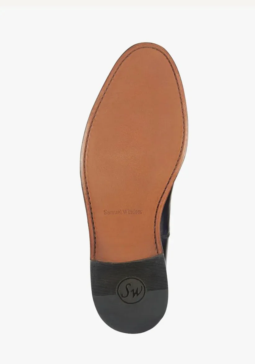 BV08 Samuel Windsor Classic Monk Shoe Black