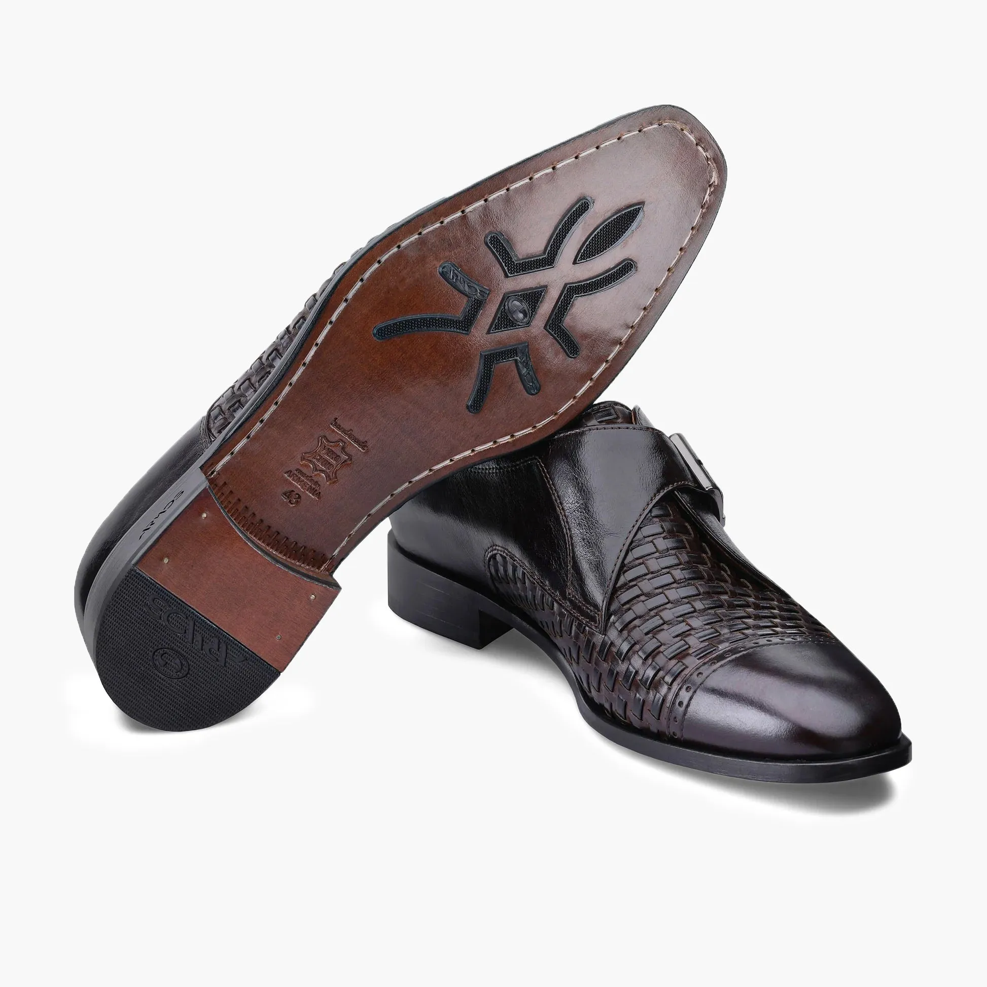 Dark brown shoes