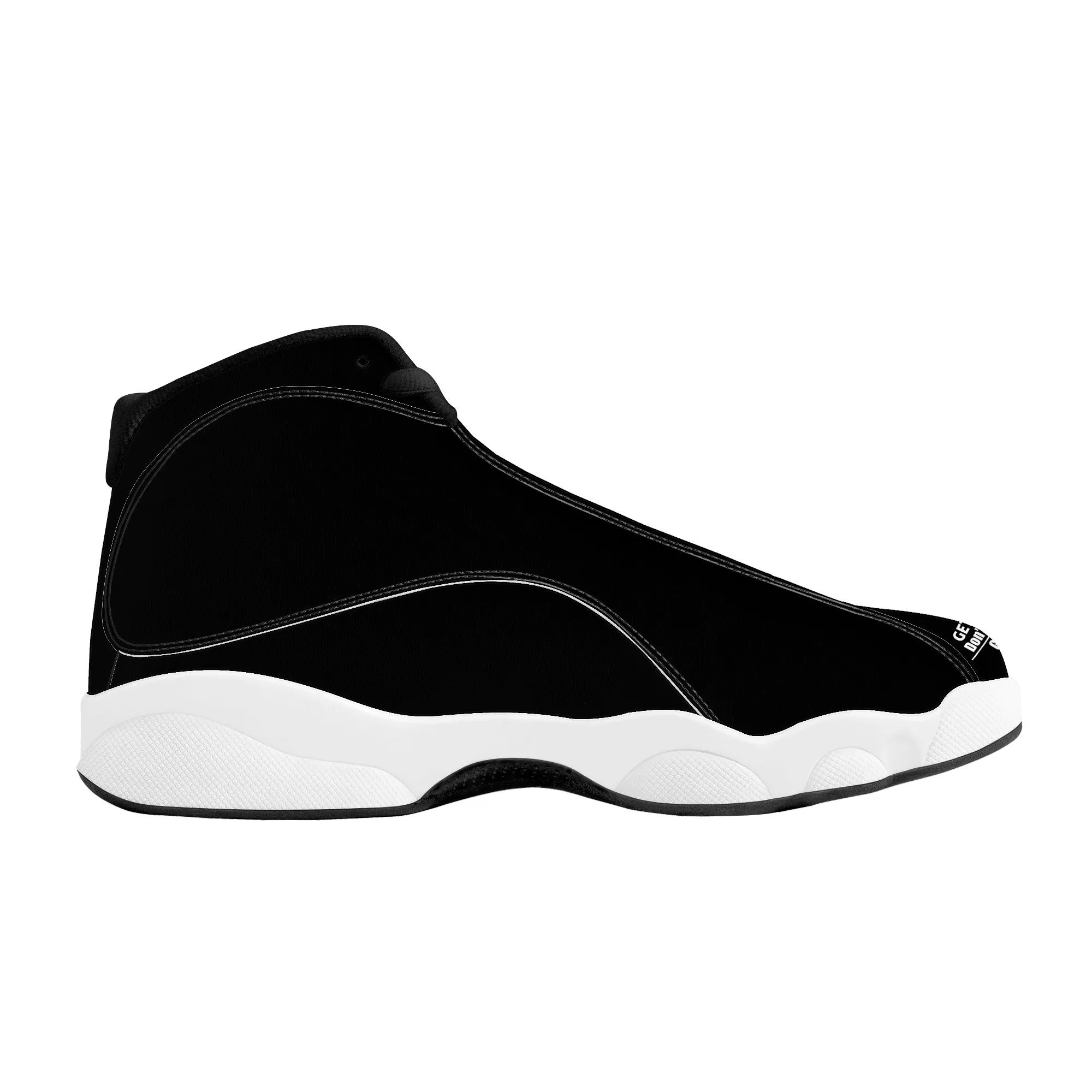 Get That Bag, Basketball Shoes - Black &White