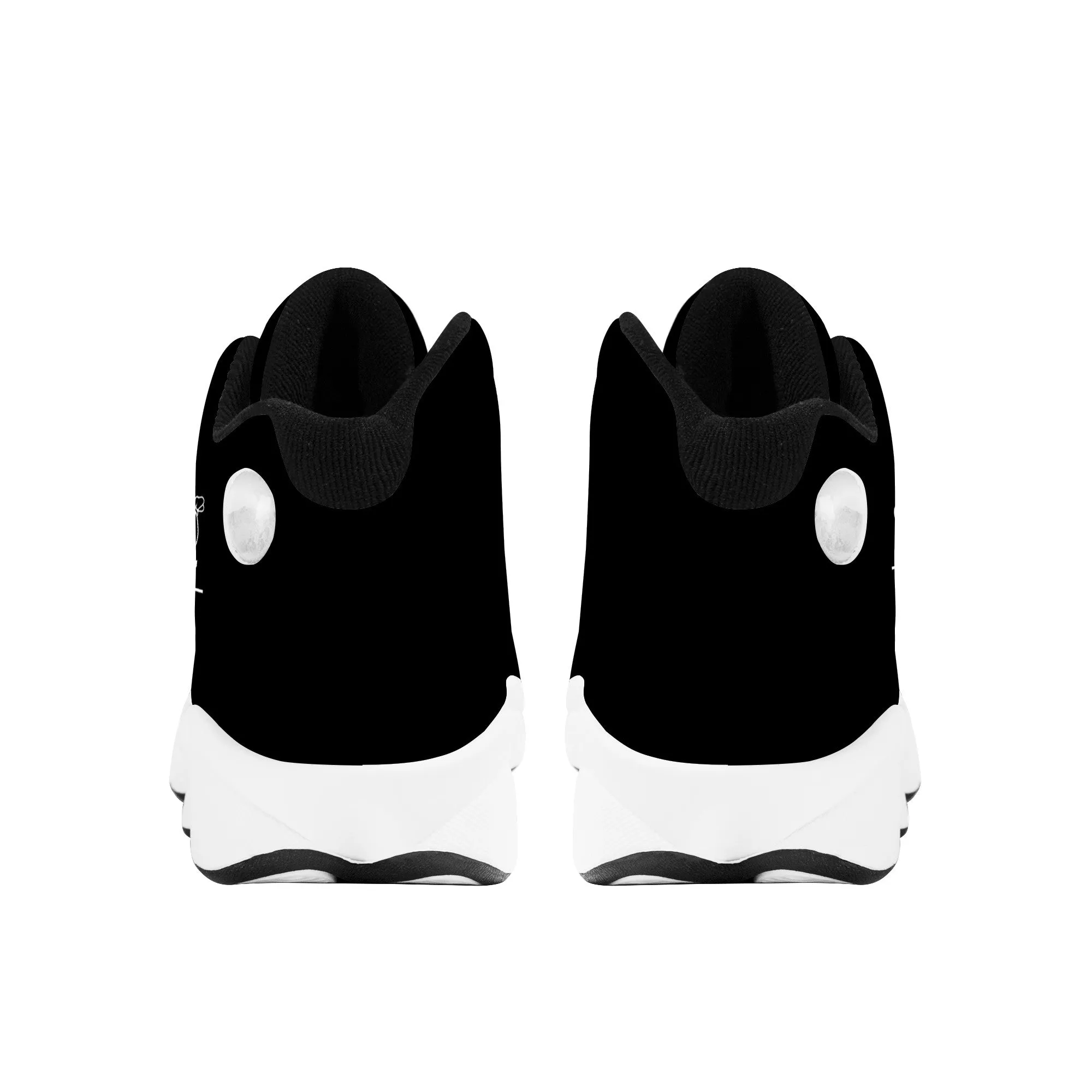 Get That Bag, Basketball Shoes - Black &White