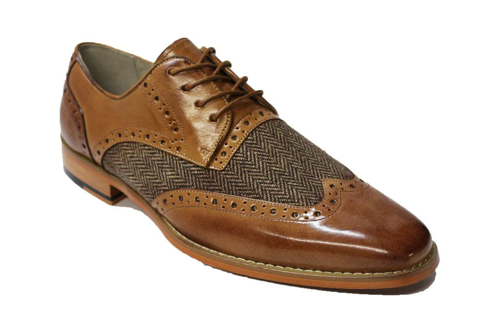 GIOVANNI ETHAN TAN MEN'S DRESS SHOES