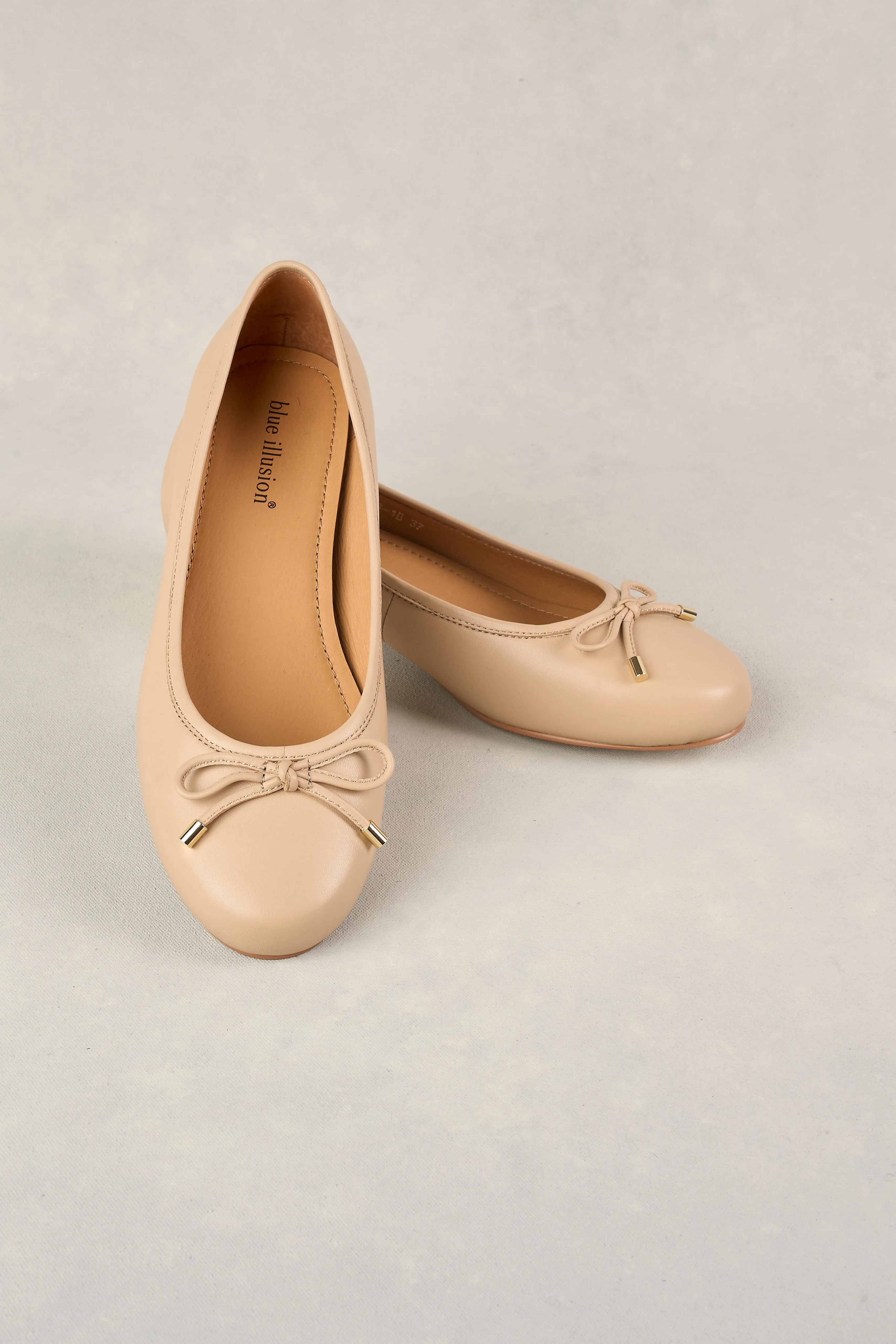 Jolie Pearl Ballet Flat - Nude