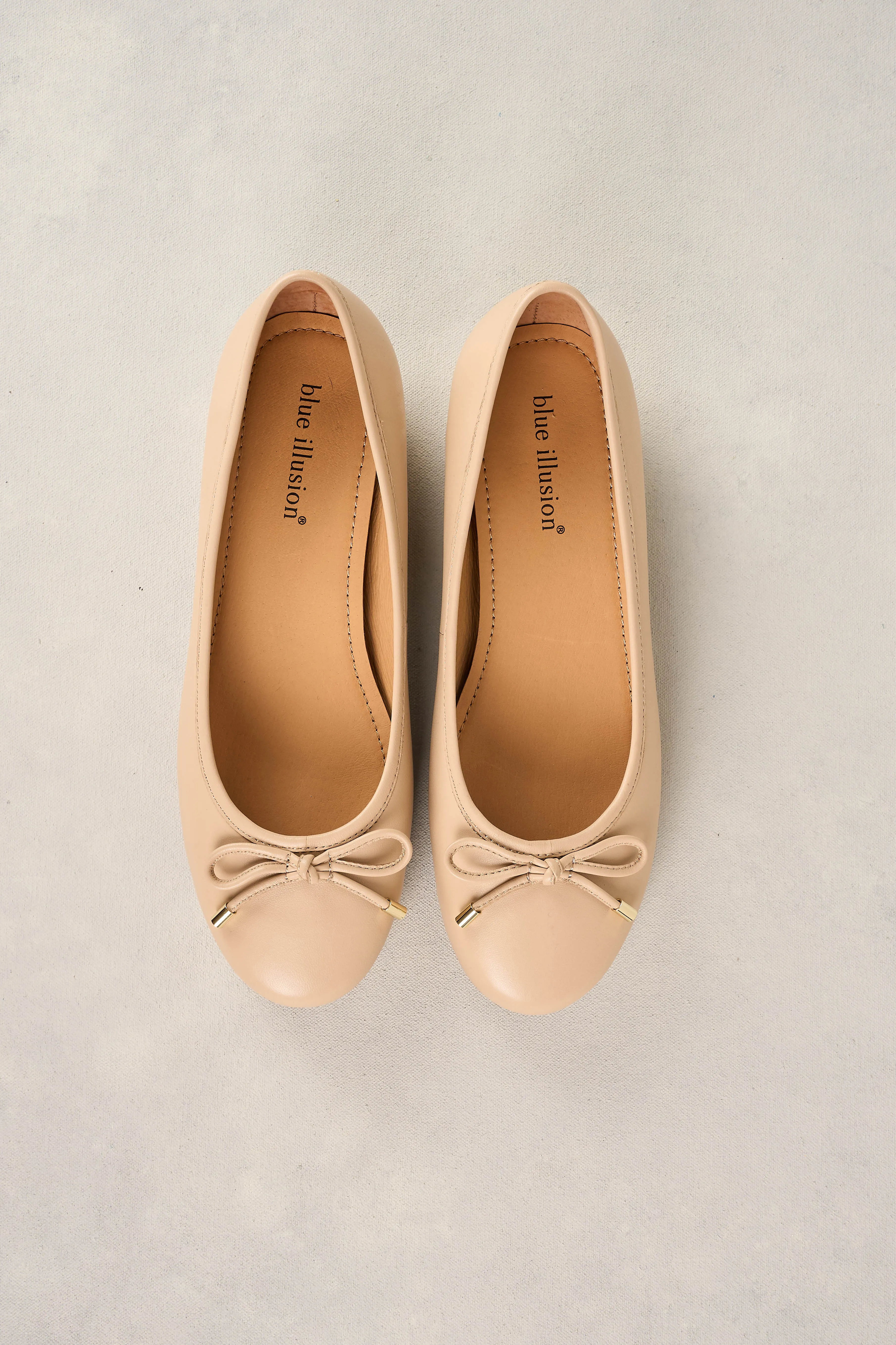 Jolie Pearl Ballet Flat - Nude