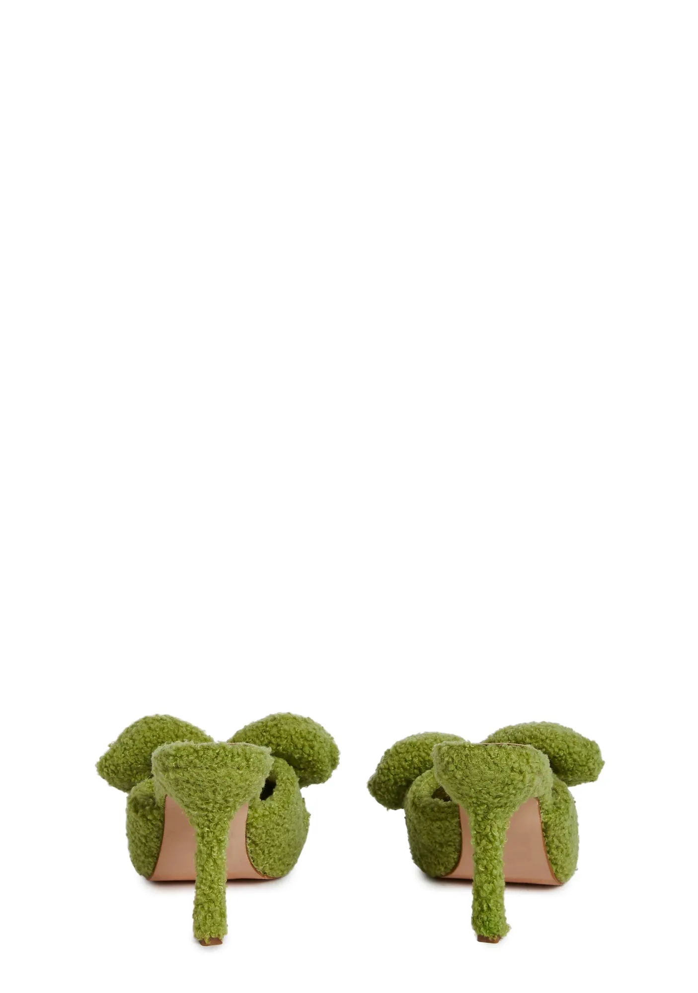 Kristoff Fluffy Heels- Green