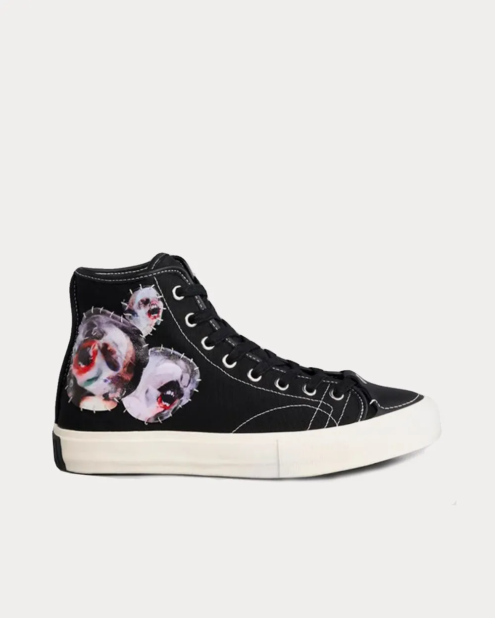 Le Monstre Black High Top Sneakers