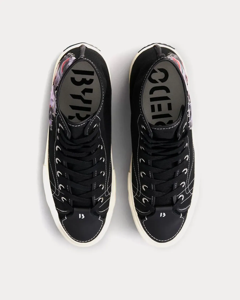 Le Monstre Black High Top Sneakers