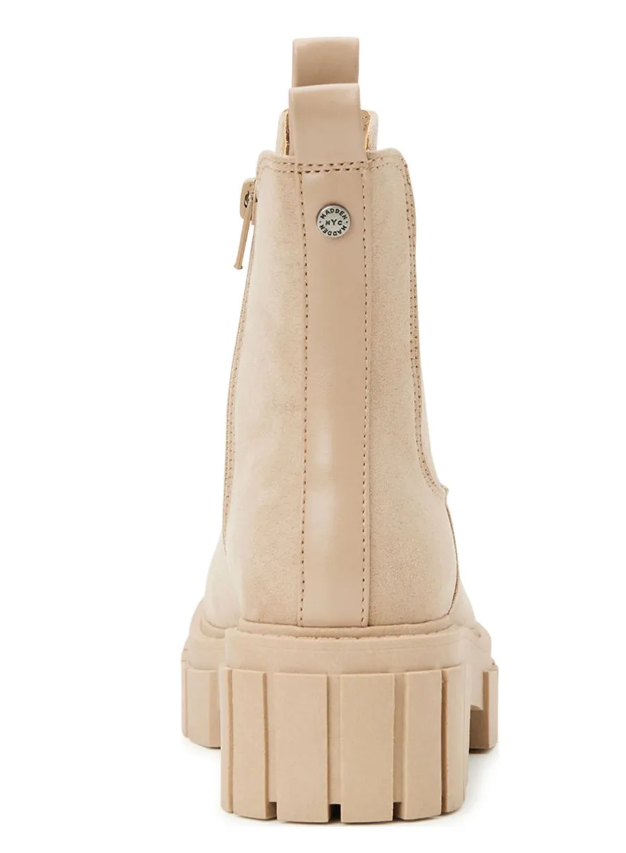 Madden NYC Women's Chunky Lug Chelsea Boots
