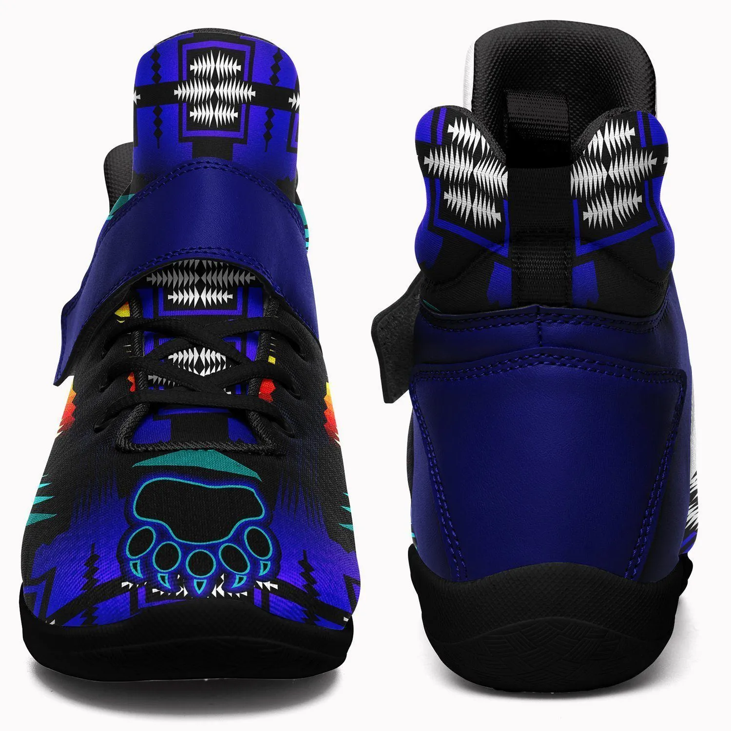 Midnight Sage Fire with Bearpaw Ipottaa Basketball / Sport High Top Shoes - Black Sole