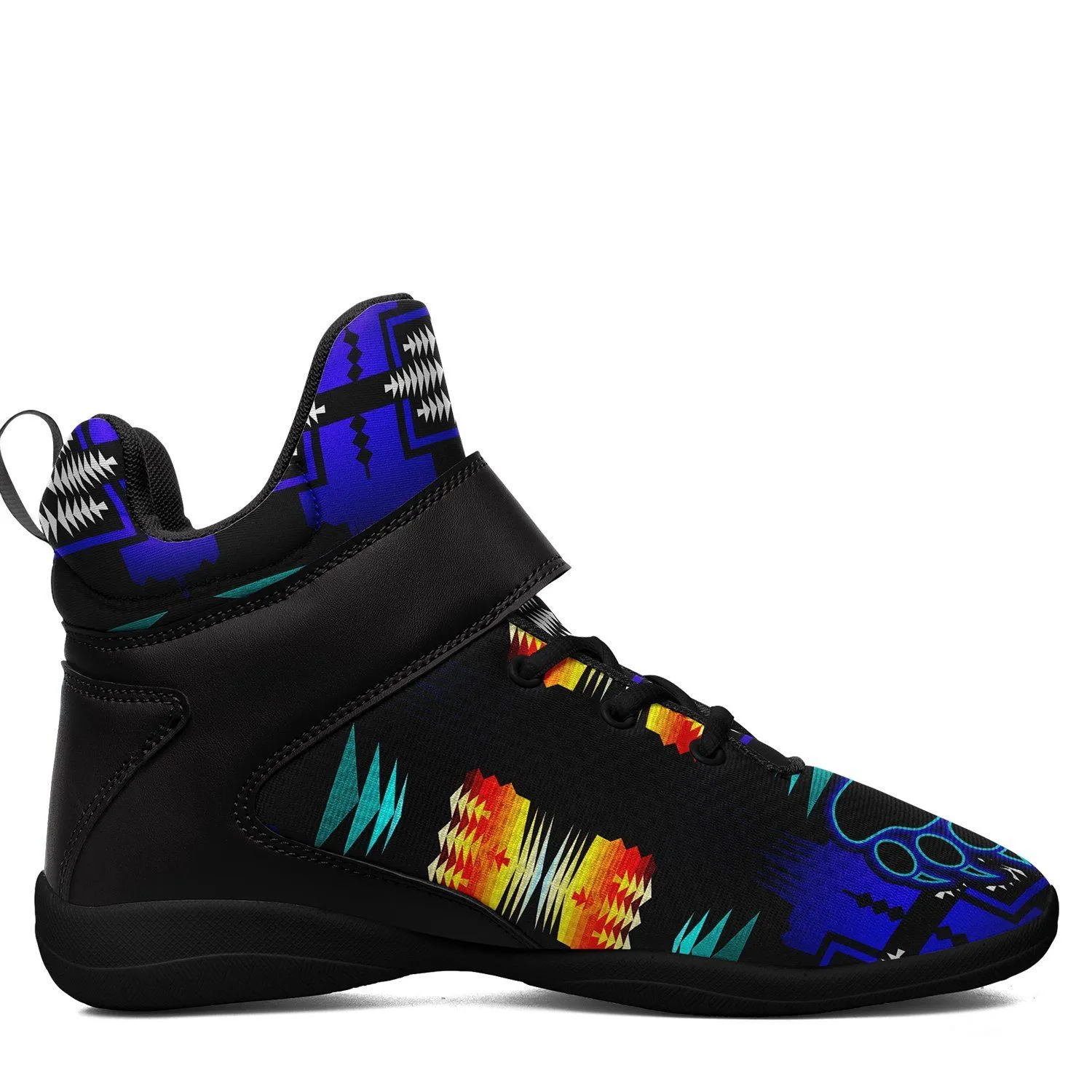 Midnight Sage Fire with Bearpaw Ipottaa Basketball / Sport High Top Shoes - Black Sole