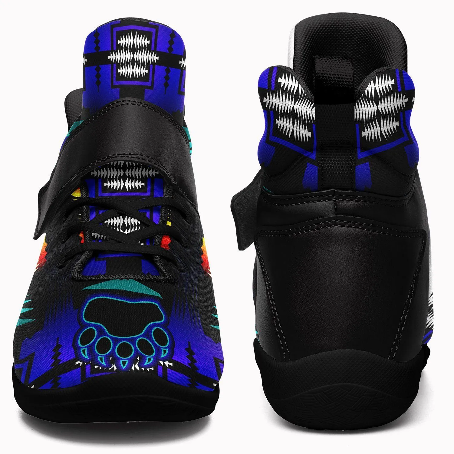 Midnight Sage Fire with Bearpaw Ipottaa Basketball / Sport High Top Shoes - Black Sole