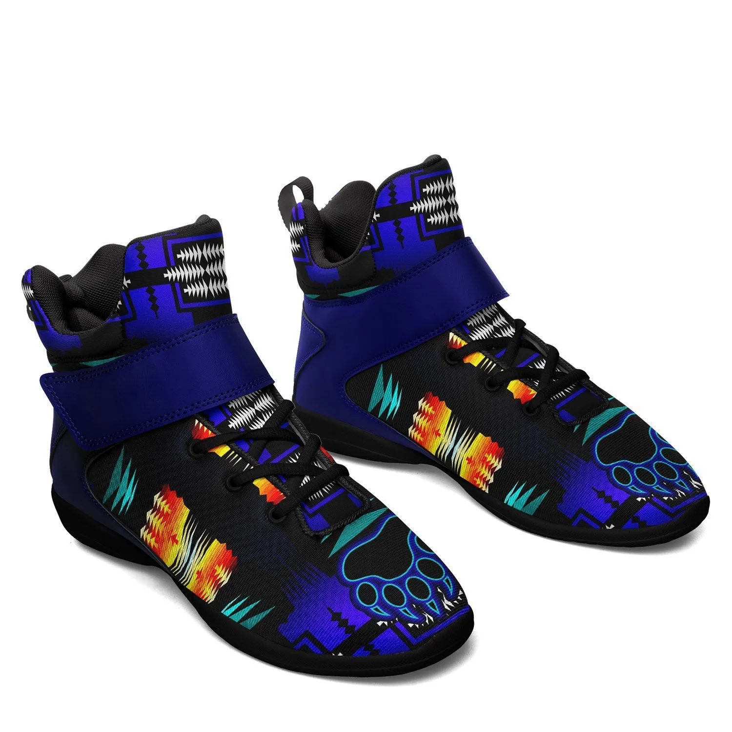 Midnight Sage Fire with Bearpaw Ipottaa Basketball / Sport High Top Shoes - Black Sole