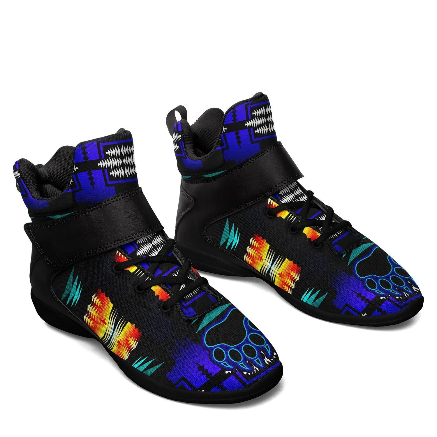 Midnight Sage Fire with Bearpaw Ipottaa Basketball / Sport High Top Shoes - Black Sole