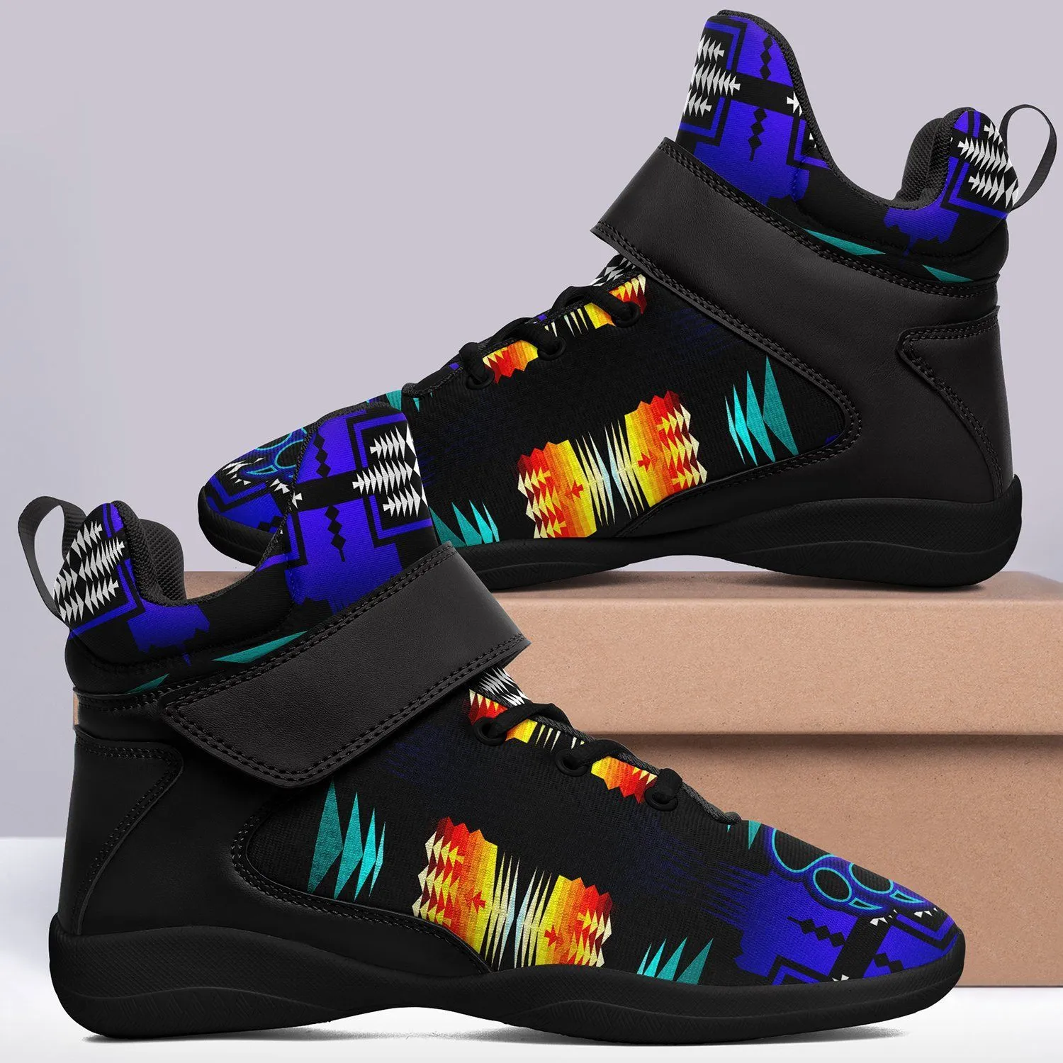 Midnight Sage Fire with Bearpaw Ipottaa Basketball / Sport High Top Shoes - Black Sole