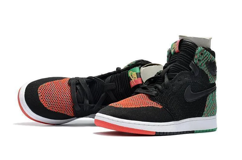 Nike Air Jordan 1 High Retro Flyknit BHM Shoes Basketball Men !!! CYBER MONDAY SALE !!!