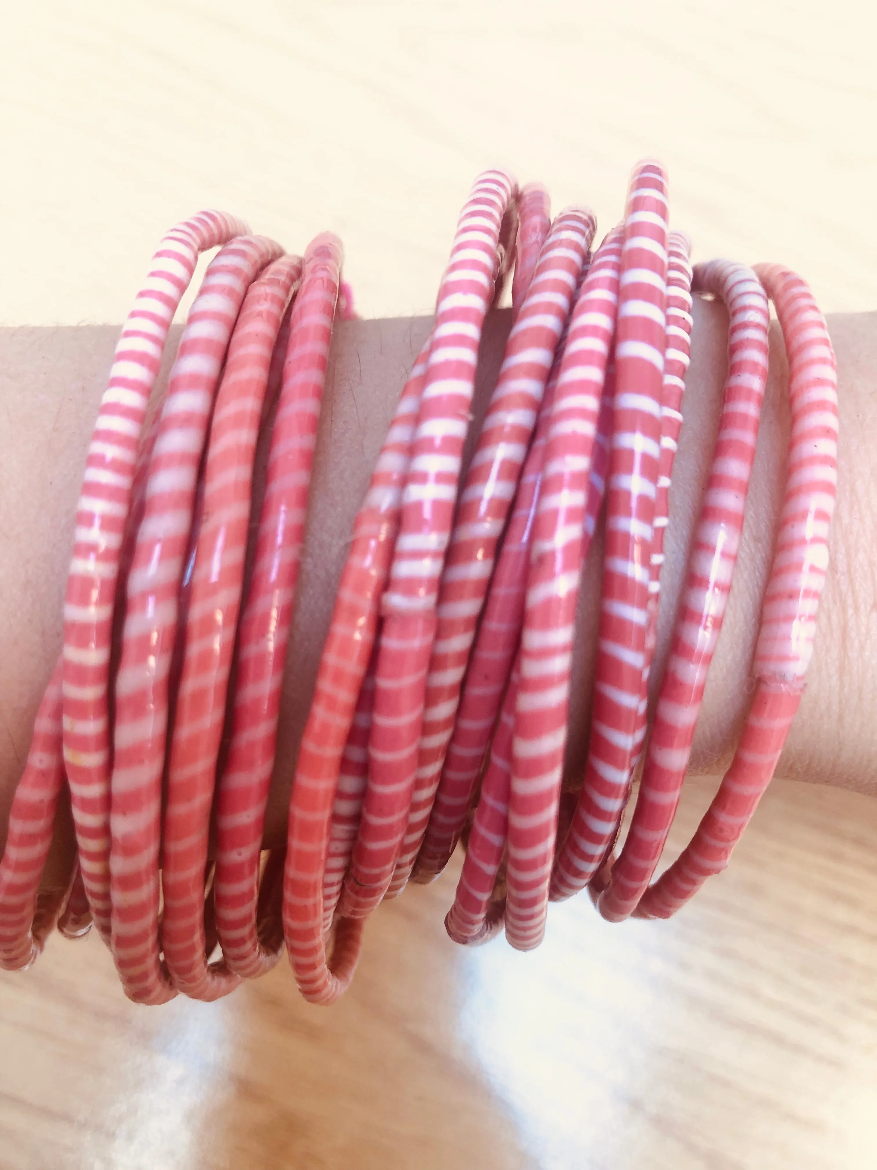 Recycled Flip Flop Bracelets (Set of 6)