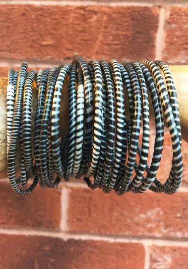 Recycled Flip Flop Bracelets (Set of 6)