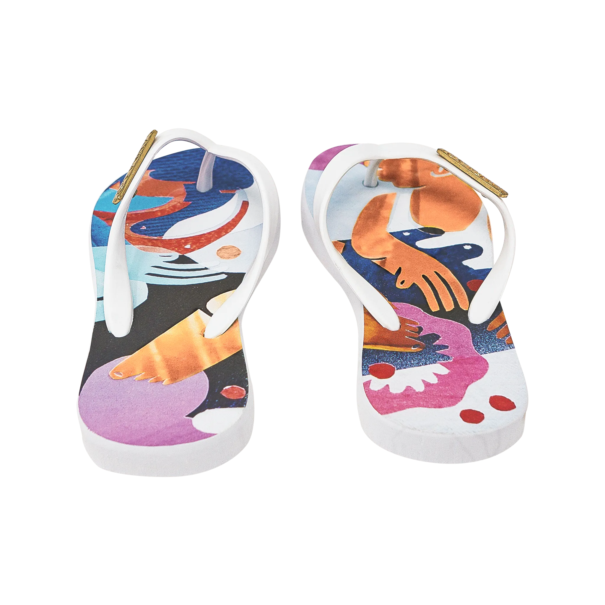 Samba Sol Kid's YoungArts Collection Flip Flops - Nadia Wolff