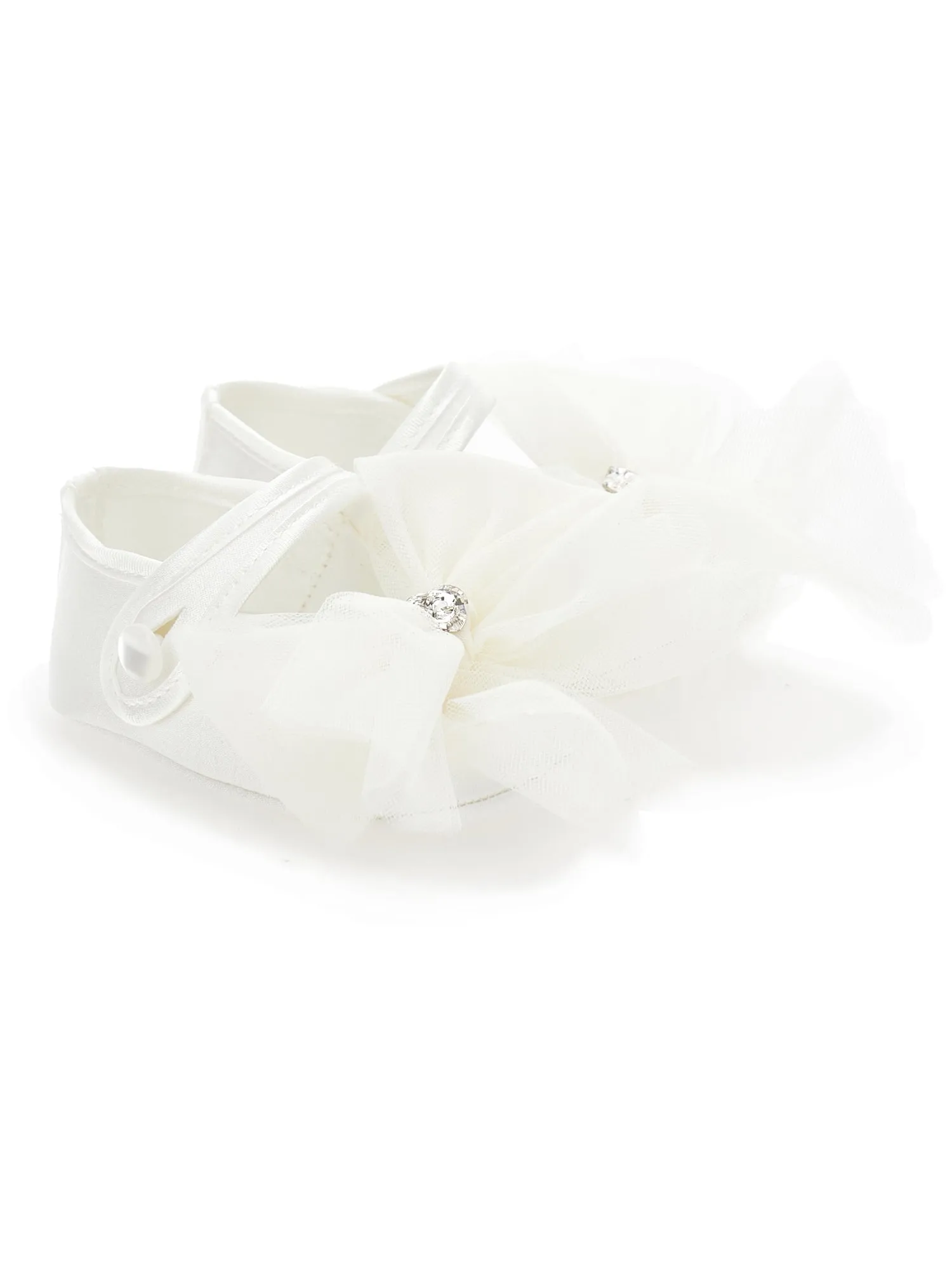 Satin ballet flats