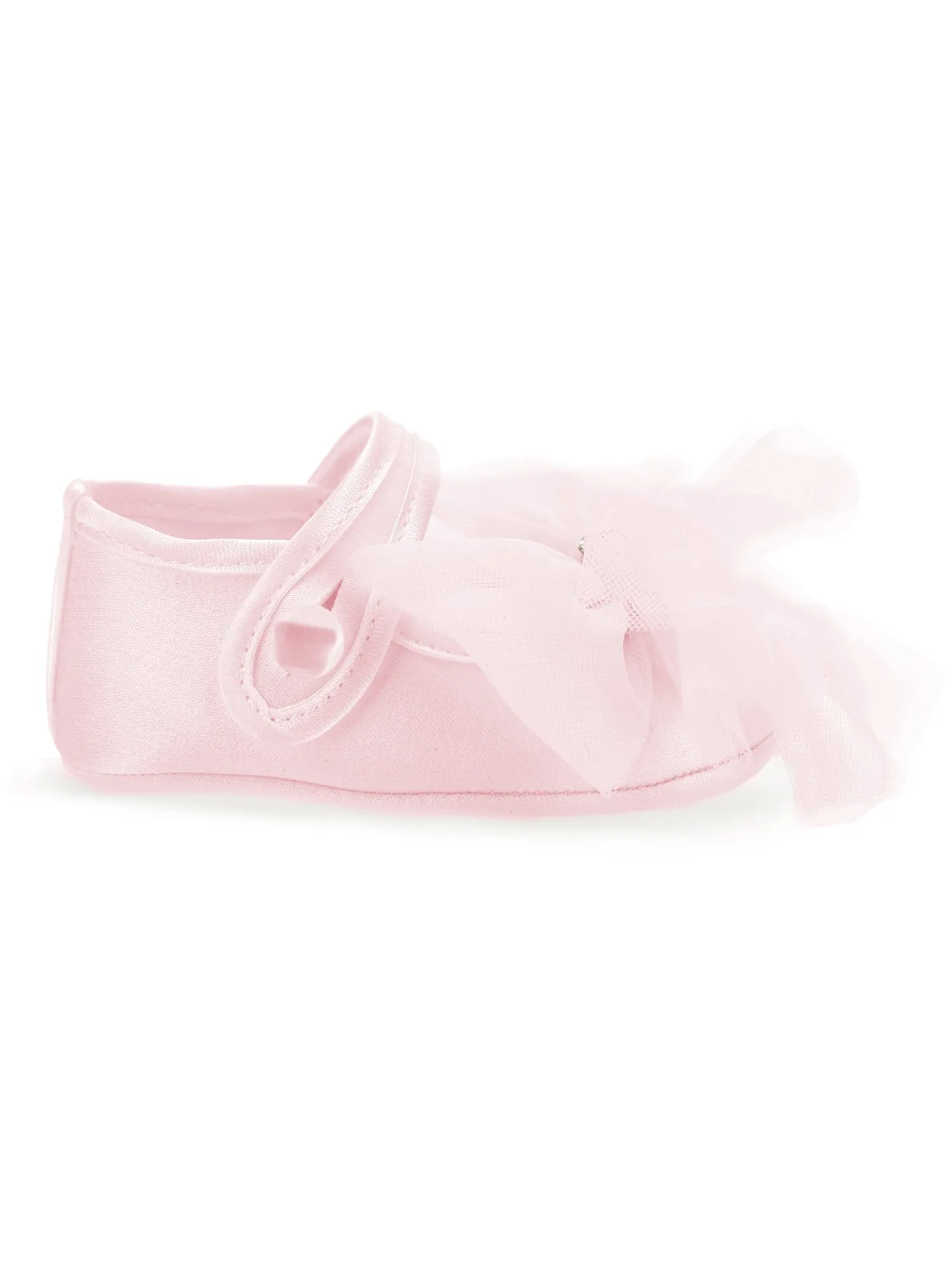 Satin ballet flats