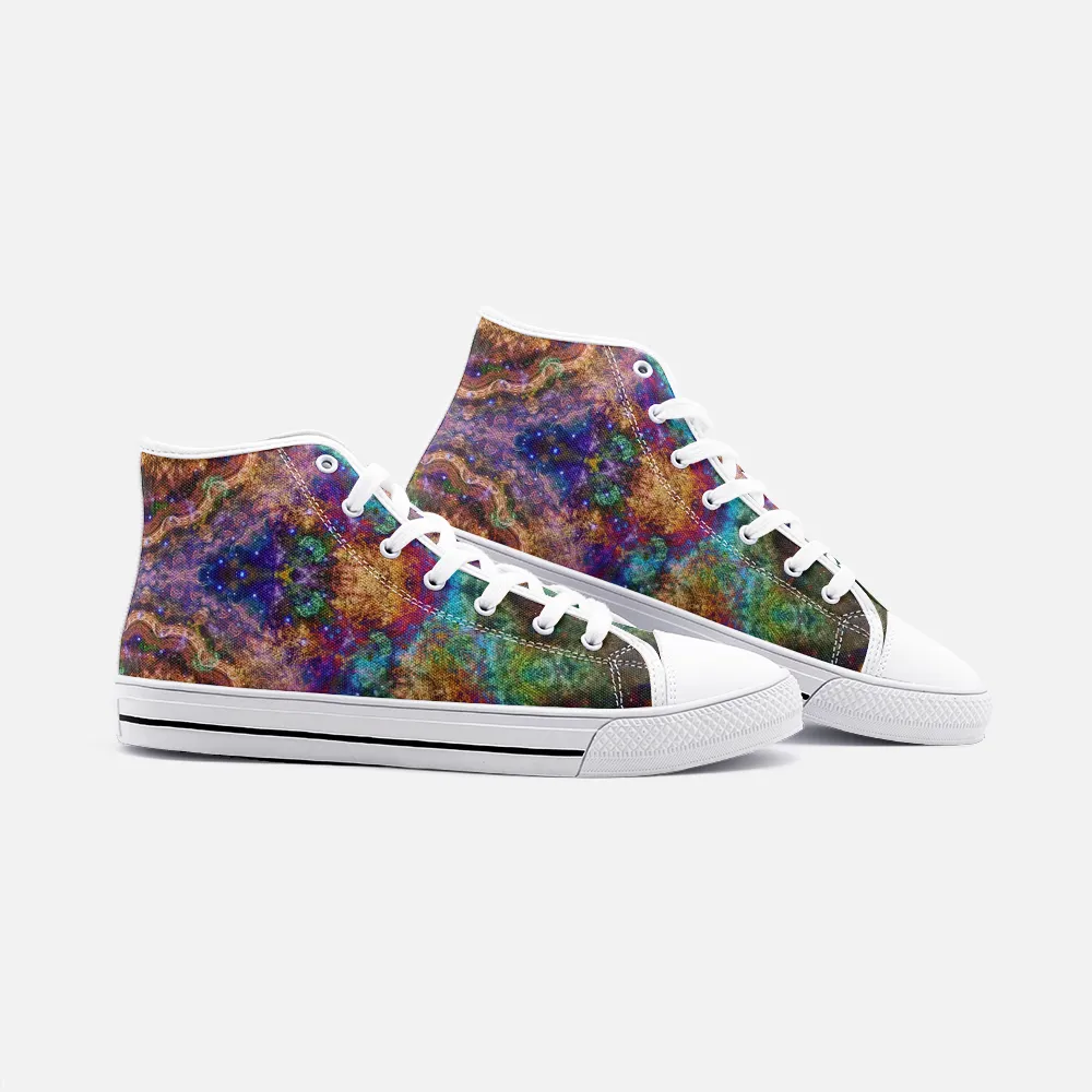 Unitas Psychedelic Canvas High-Tops